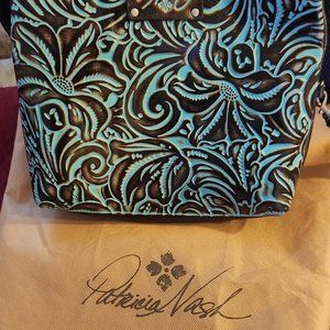 Patricia Nash turquoise leather purse